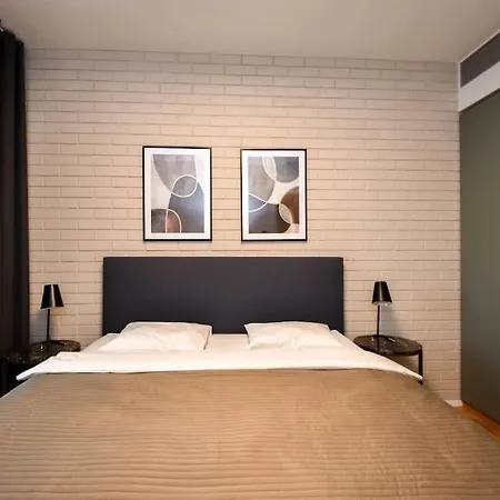 Skypark Luxury With Skyline View & Free Parking Apartmán Bratislava