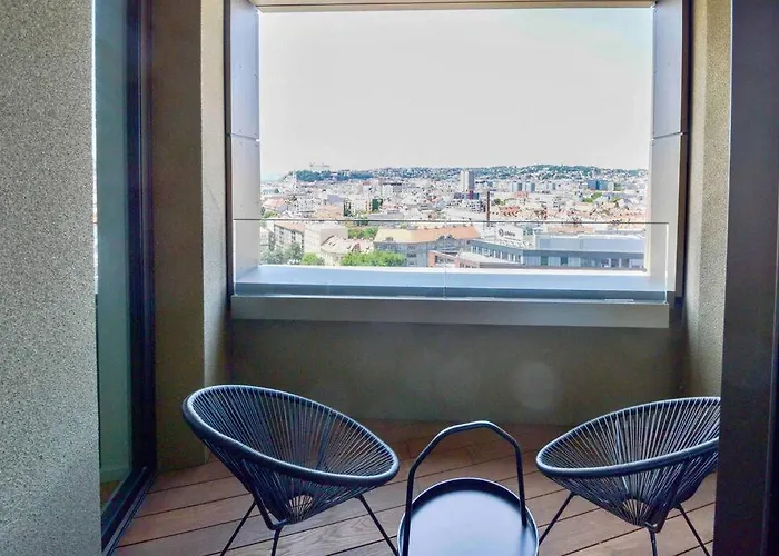 Apartmán Skypark Luxury With Skyline View & Free Parking Bratislava